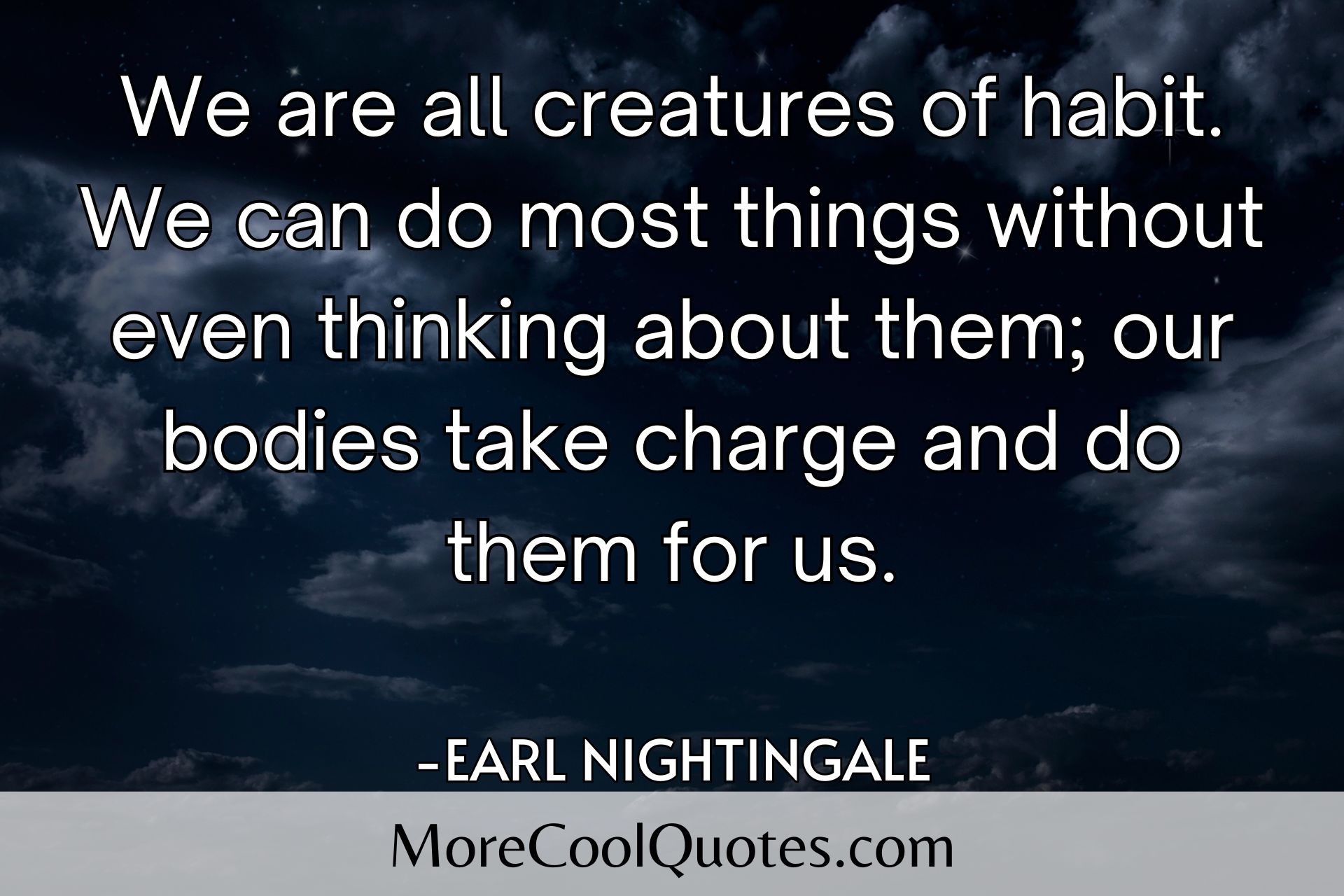 We are all creatures